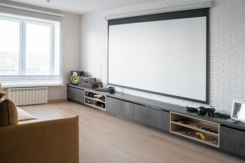 Smart Home Theatre with Cost-effective Screen