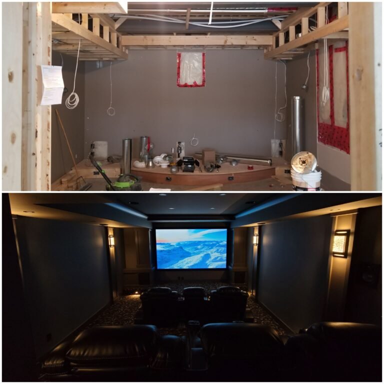 Custom Home Cinema Design and Installation Performed by Mission Audio Visual in Kelowna, Bc