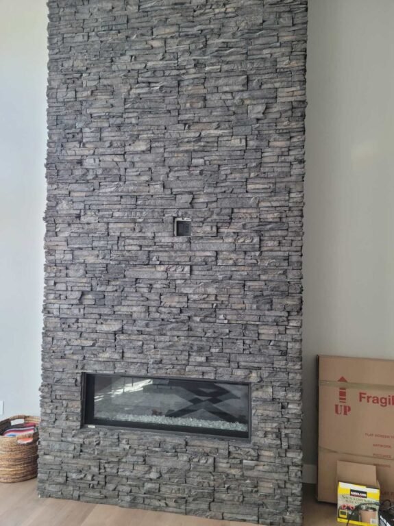 Sophisticated Wall-mounted Tv and Soundbar Setup Above Fireplace, Wire-free